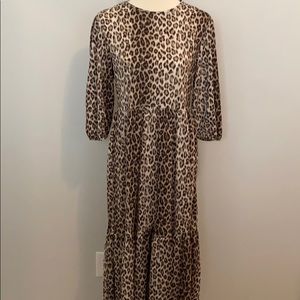 Zara Animal Print Dress, size M